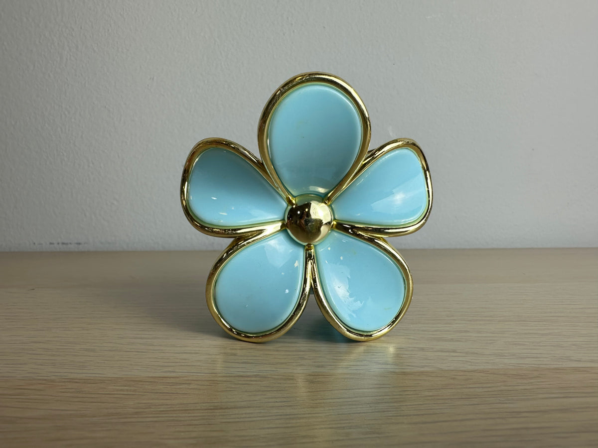 Pinza para cabello flor metalizada REF:JWS-3635