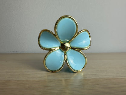 Pinza para cabello flor metalizada REF:JWS-3635